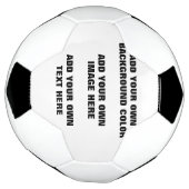 背景色、イメージ、独自の文字 サッカーボール (回転)