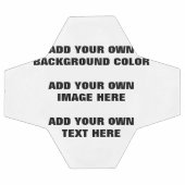 背景色、イメージ、独自の文字 サッカーボール (フラット)