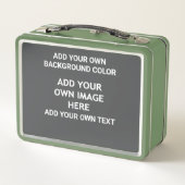 背景色、イメージ、独自の文字 メタルランチボックス (裏面)