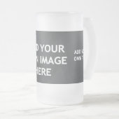 背景色、画像、テキストの追加 フロストグラスビールジョッキ (正面右)