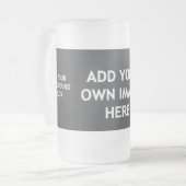 背景色、画像、テキストの追加 フロストグラスビールジョッキ (正面左)