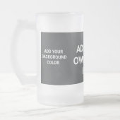 背景色、画像、テキストの追加 フロストグラスビールジョッキ (左)