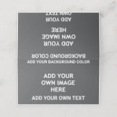 背景色、画像、テキストの追加 ロイヤリティカード (外部開封)