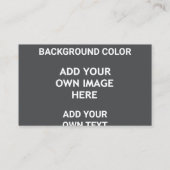 背景色、画像、テキストの追加 名刺 (裏面)