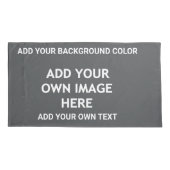 背景色、画像、テキストの追加 枕カバー (裏面-左)