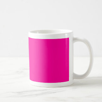 背景色 FF0099 フクシア マゼンタ ホットピンク コーヒーマグカップ