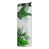 背景葉白木カード タンブラー (回転左)