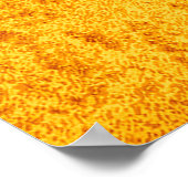 背景金ゴールドテクスチャ黄色 ポスター (角)