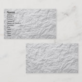 背景2のためのしわにされたペーパー質 名刺 (正面/裏面)