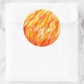 背景3 ラウンドシール (バッグ)