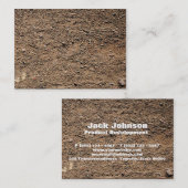 背景|の土 名刺 (正面/裏面)