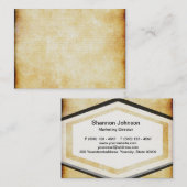 背景|の硫酸紙 名刺 (正面/裏面)
