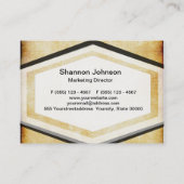 背景|の硫酸紙 名刺 (裏面)