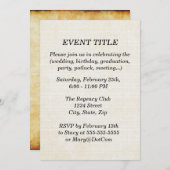 背景|の硫酸紙 招待状 (正面/裏面)