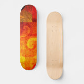 背景 アンティーク スパイラル スケートボード (正面)