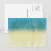 背景 – テクスチャ水カラー紙 ポストカード (正面/裏面)