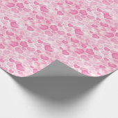 背景(ハート) ラッピングペーパー (角)