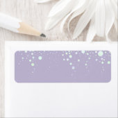 背景 – ラベンダーグリッター星 ラベル (インサイチュ)