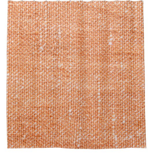 背景、リネンテクスチャ用の茶色のキャンバス地  シャワーカーテン (正面)