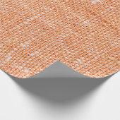 背景、リネンテクスチャ用の茶色のキャンバス地  ラッピングペーパー (角)