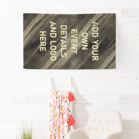 背景:地震雲の汚れミックス+あなたのアイディア 横断幕 (インサイチュ)