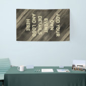 背景:地震雲の汚れミックス+あなたのアイディア 横断幕 (トレードショー)