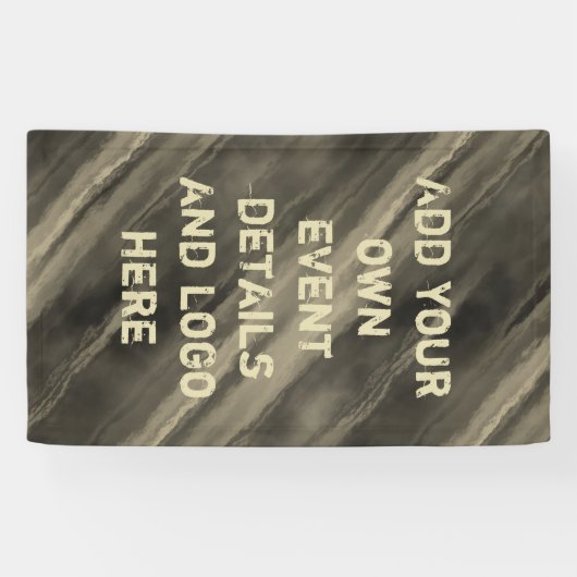 背景:地震雲の汚れミックス+あなたのアイディア 横断幕 (横)