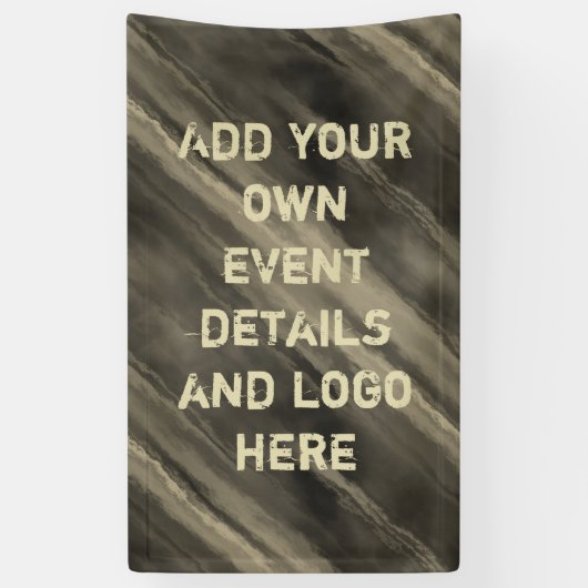 背景:地震雲の汚れミックス+あなたのアイディア 横断幕 (縦)