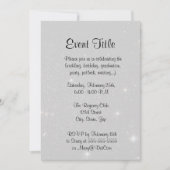 背景 - 夜空と星 招待状 (正面)