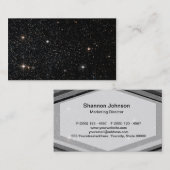 背景-夜空及び星 名刺 (正面/裏面)