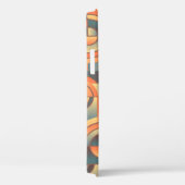 背景 – 抽象芸術 – オレンジ – 青 Case-Mate iPhoneケース (裏面 / 右)