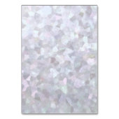 背景-白い真珠 テーブルナンバー (裏面)