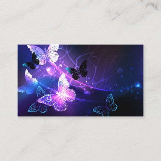 背景（蝶の夜） アドバイスカード (正面)