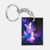 背景（蝶の夜） キーホルダー (正面左)