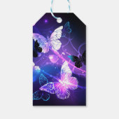 背景(蝶の夜) ギフトタグ (裏面)