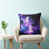 背景(蝶の夜) クッション (椅子)