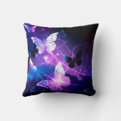 背景（蝶の夜） クッション (裏面)