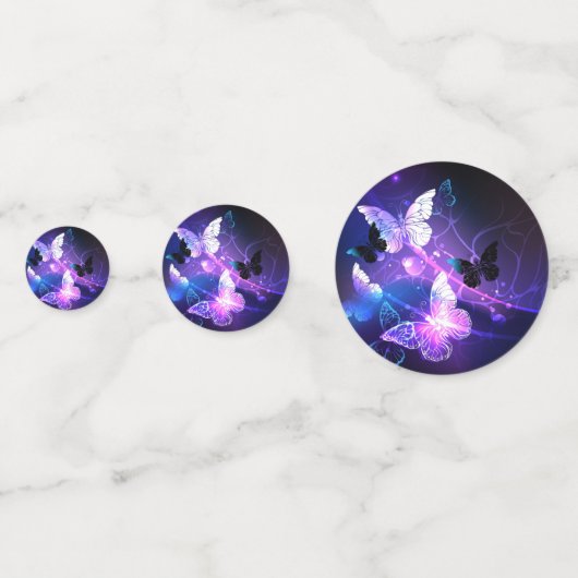 背景（蝶の夜） コンフェッティ (裏面)