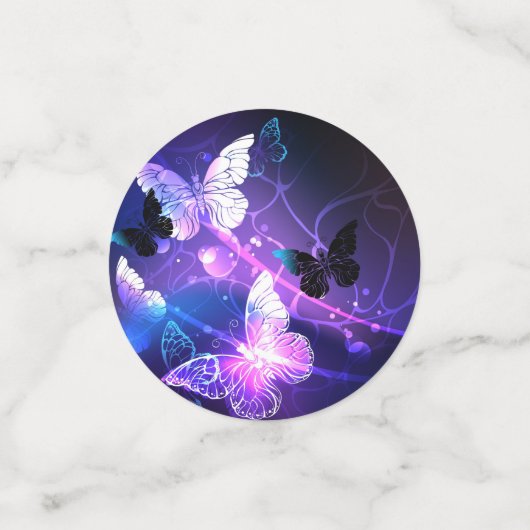 背景（蝶の夜） コンフェッティ (スモール正面)