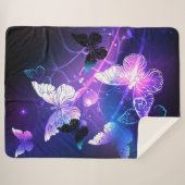 背景（蝶の夜） シェルパブランケット (正面(横))