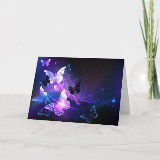 背景（蝶の夜） シーズンカード (正面)