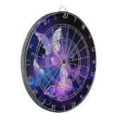 背景（蝶の夜） ダーツボード (正面左)