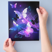 背景（蝶の夜） チラシ (手)