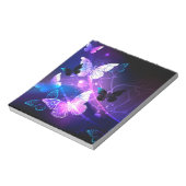 背景（蝶の夜） ノートパッド (回転)