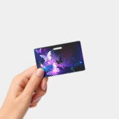 背景（蝶の夜） バッジ (手持ち)