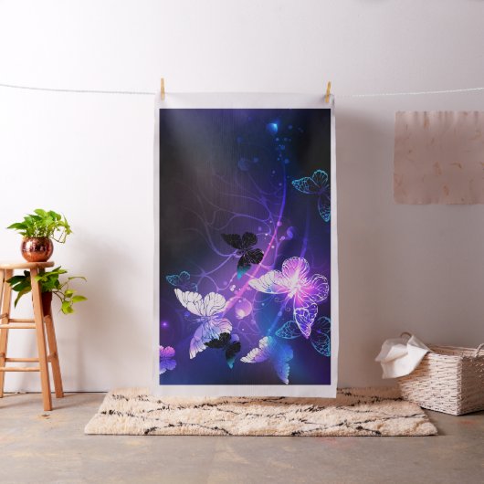 背景（蝶の夜） ファブリック (インサイチュ)