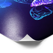 背景（蝶の夜） フォトプリント            (角)