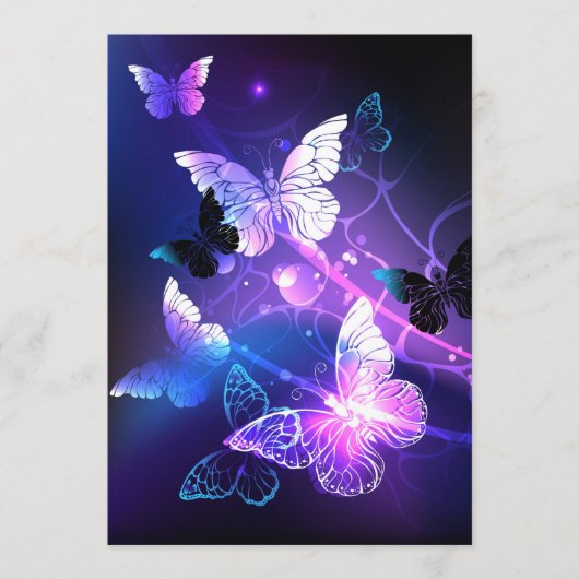 背景（蝶の夜） プログラム (正面)