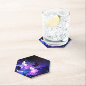 背景（蝶の夜） ペーパーコースター (インサイチュ)