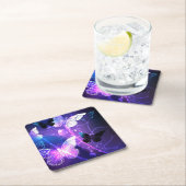 背景（蝶の夜） ペーパーコースター (インサイチュ)